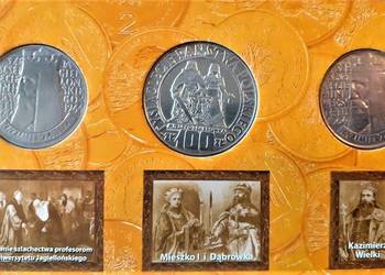 27 monet -Fischer Komplet Królów Polskich