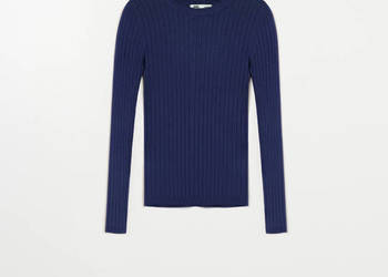 granatowy sweter Sinsay granatowy sweter Sinsay