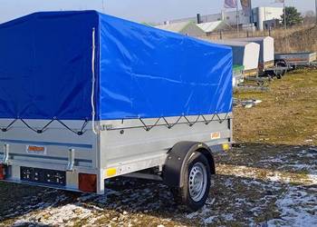 Plandeka ze stelażem do przyczepy Neptun 236 h-120 cm