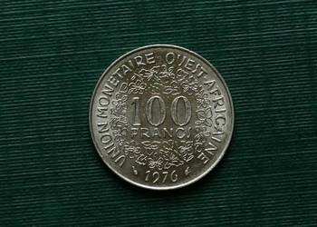 AFRYKA ZACHODNIA (BCEAO) - 100 franków, 1976r AFRYKA ZACHODNIA (BCEAO) - 100 franków, 1976r