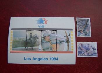 Belgia 1984 MNH Mi. 2171/72 Sport Olimpiada Los Angeles 84