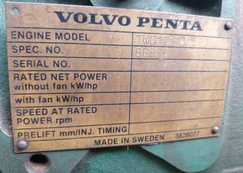 części silnika  mengele mammut 7300 volvo turbo TWD 121