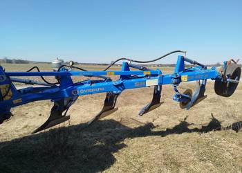 Pług Overum 4 skibowy zagonowy zabezpieczenie hydrauliczne