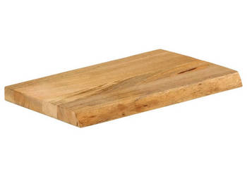 Blat stołu z naturalną krawędzią 60x20x25 cm drewno mango WM-370416
