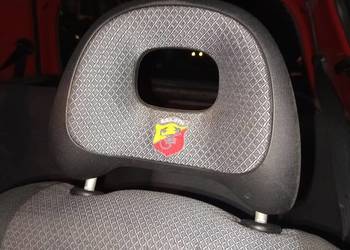Zagłówki Seicento Abarth 2szt