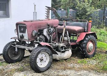 Traktor SAM, ANDORIA ES 7,papaj z kosiarką listwową, podnośnik
