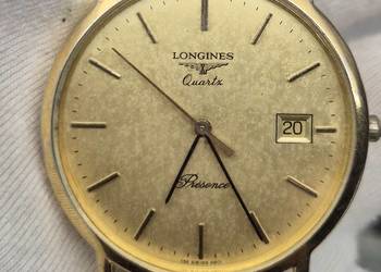 Pozłacany zegarek*Longines Présence* quartz