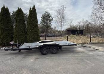 Laweta dwuosiowa + najazdy + wyciągarka