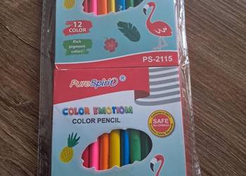 Nowy zestaw 2 opakowań kredek 12 kolorowych. Mam ich wiecej