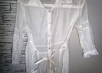 biała długa koszula mgiełka M biała długa koszula mgiełka M