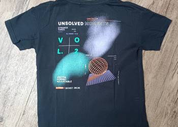 T-shirt czarny Lincoln&sharks 134