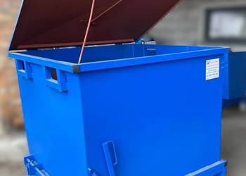 Kontener z otwieranym dnem 1,5 m3, kontener, pojemnik na cement GWARANCJA Kontener z otwieranym dnem 1,5 m3, kontener, pojemnik na cement GWARANCJA