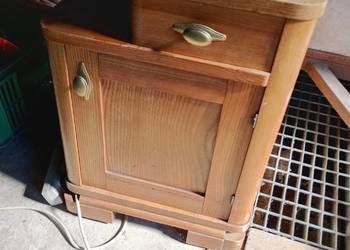 szafka vintage PRL do odnowienia Art Deco