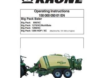 KRONE BIG PACK 890XC 1270XC 1290XC 1290HDP XC instrukcja