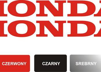 2szt HONDA 25x3cm czerwone Naklejki na samochód motocykl