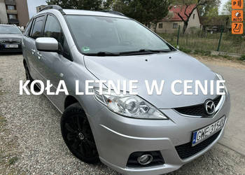 Mazda 5 1,8 benzyna, klimatronik, 7 miejsc ,drugie koła na alu, isofix, ha…