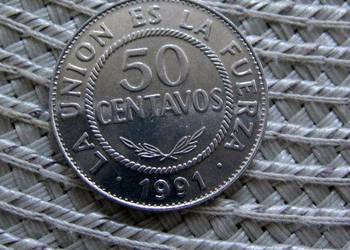 Boliwia 50 Centawos 1991r