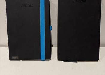 Zestaw 2 notesów oprawa ze sztucznej skóry