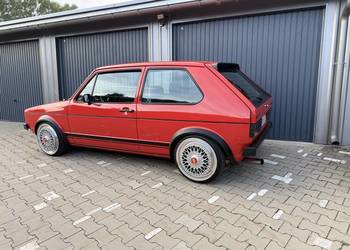 Golf mk1 GTD 1.6 TD bbs marsrot 1982 k&w