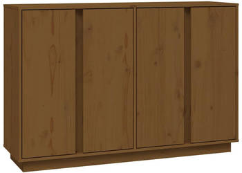 Szafka miodowy brąz 120x35x80 cm lite drewno sosnowe WM-814497