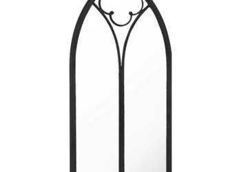 Lustro do wnętrz czarne 70x30 cm żelazne WM-3093522