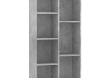 Regał na książki betonowa szarość 50x25x106 cm WM-801111