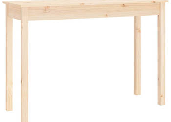Stolik konsolowy 110x40x75 cm lite drewno sosnowe WM-814239