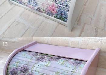 Chlebak fioletowa lawenda na zamówienie różne wzory