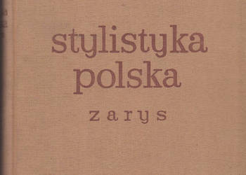 (01400) STYLISTYKA POLSKA (ZARYS) – HALINA KURKOWSKA i STANI