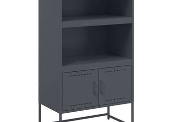 Szafka antracytowa 685x385x1235 cm stal WM-846502