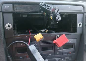 Audi Ramka radiowa 1 DIN adapter na radio niefabryczne metalowa