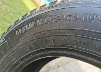 Opony Nokian hakkapeliitta 205/70 r15 XL 100T ze szpilkami.