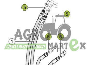0005809120, 05809120, 5809120 PIERŚCIEŃ OGRANICZ 1/2" CLAAS