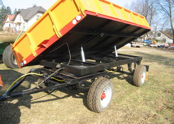 przyczepa kaczuszka d 35  wym 4.0x2.10 wtwrotka stan perfekcyjny ursus3512