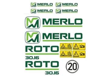 Naklejki oklejenie naklejka - MERLO ROTO 30.16 Zamiennik