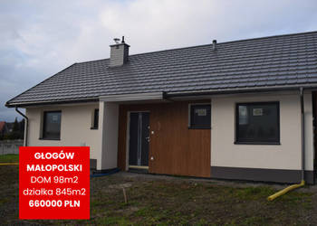 Dom 100m2 na działce 8.45a- Głogów Małopolski
