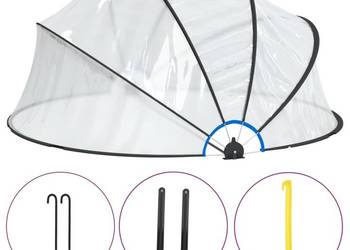 vidaXL Kopuła na basen, okrągła, 315x158 cm, PVC(SKU:93812)
