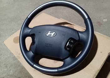 Kierownica Skóra Carbon Poduszka Airbag Hyundai Sonata V NF Tempomat 56800-