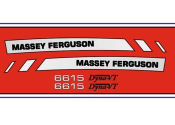 Naklejki Massey Ferguson 6115 Dyna VT Ciągnik Traktor nalepki Komplet