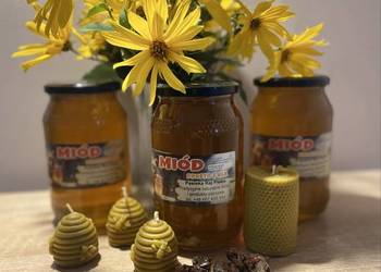 Naturalny miód, świece z wosku pszczelego i propolis-prosto z pasieki.