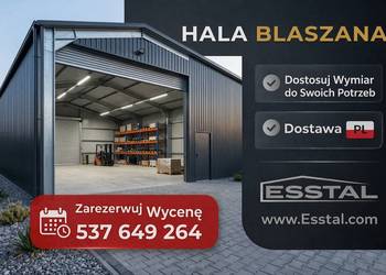 Hala Blaszana | Garaż Blaszany | – Konstrukcja  – ESSTAL-