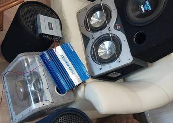Subwoofer car audio tuba wzmacniacz skrzynia basowa