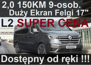 Renault Trafic L2 150KM 2,0 Niska Cena Klim tył Czujniki Kamera Od ręki !!…