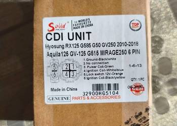 Moduł zapłonowy CDI Hyosung GV 125 250 Aquila RX 125 6-PIN NOWY
