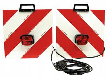 Zestaw tablic ostrzegawczych tył 423 x 423 mm z uchwytem 207R1130/957