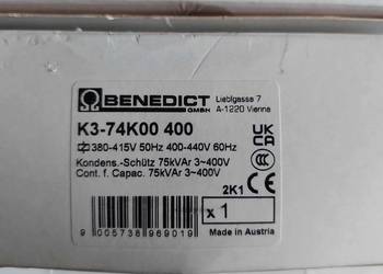 Stycznik k3-74k00 400 Benedict 75kVAr Kondensatorowy 3p 50Hz