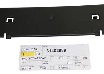 VOLVO S90 V90 XC90 II zaslepka pokrywa uchwyt linka maski OE VOLVO S90 V90 XC90 II zaslepka pokrywa uchwyt linka maski OE