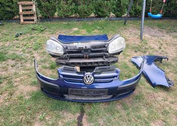 Kompletny Przód VW Golf V 5 LD5Q Ładny Maska Zderzak Błotnik Lampy Pas Prze