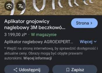 Sprzedam aplikator