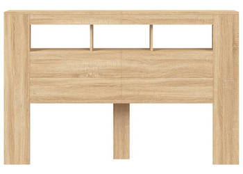 Wezgłowie łóżka z LED dąb sonoma 160x185x1035 cm WM-837353